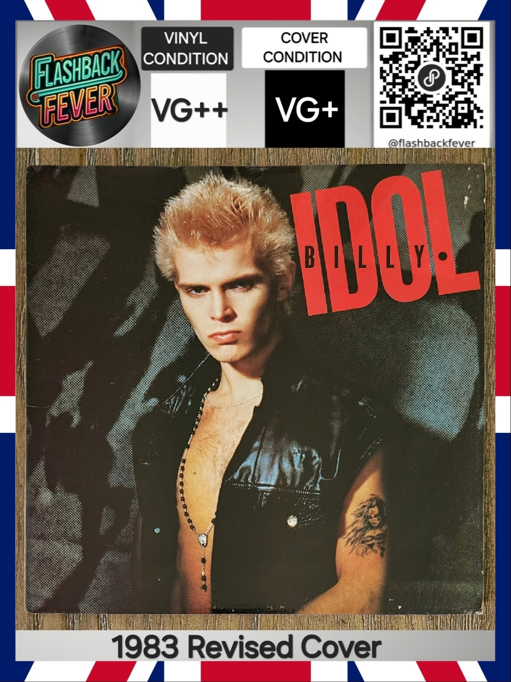 BILLY IDOL•Billy Idol•1983 US (#FV 41377) Pitman Pressing